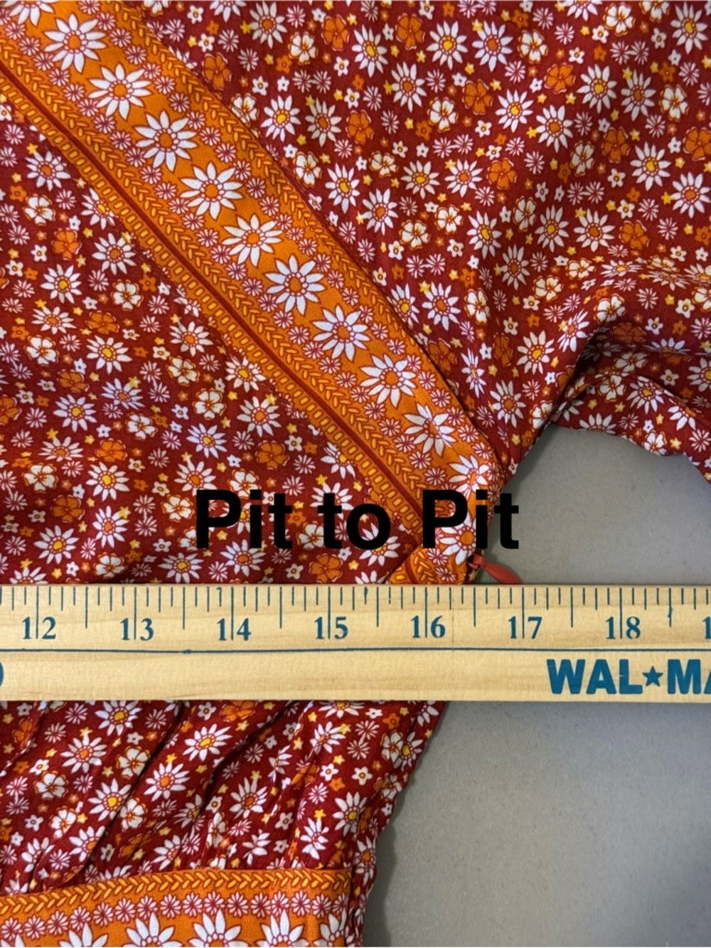 NWT In Bloom Red and Orange Floral Midi Dress - Picture 9 of 12